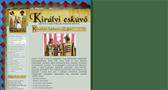 Desktop Screenshot of kiralyokvarosa.hu